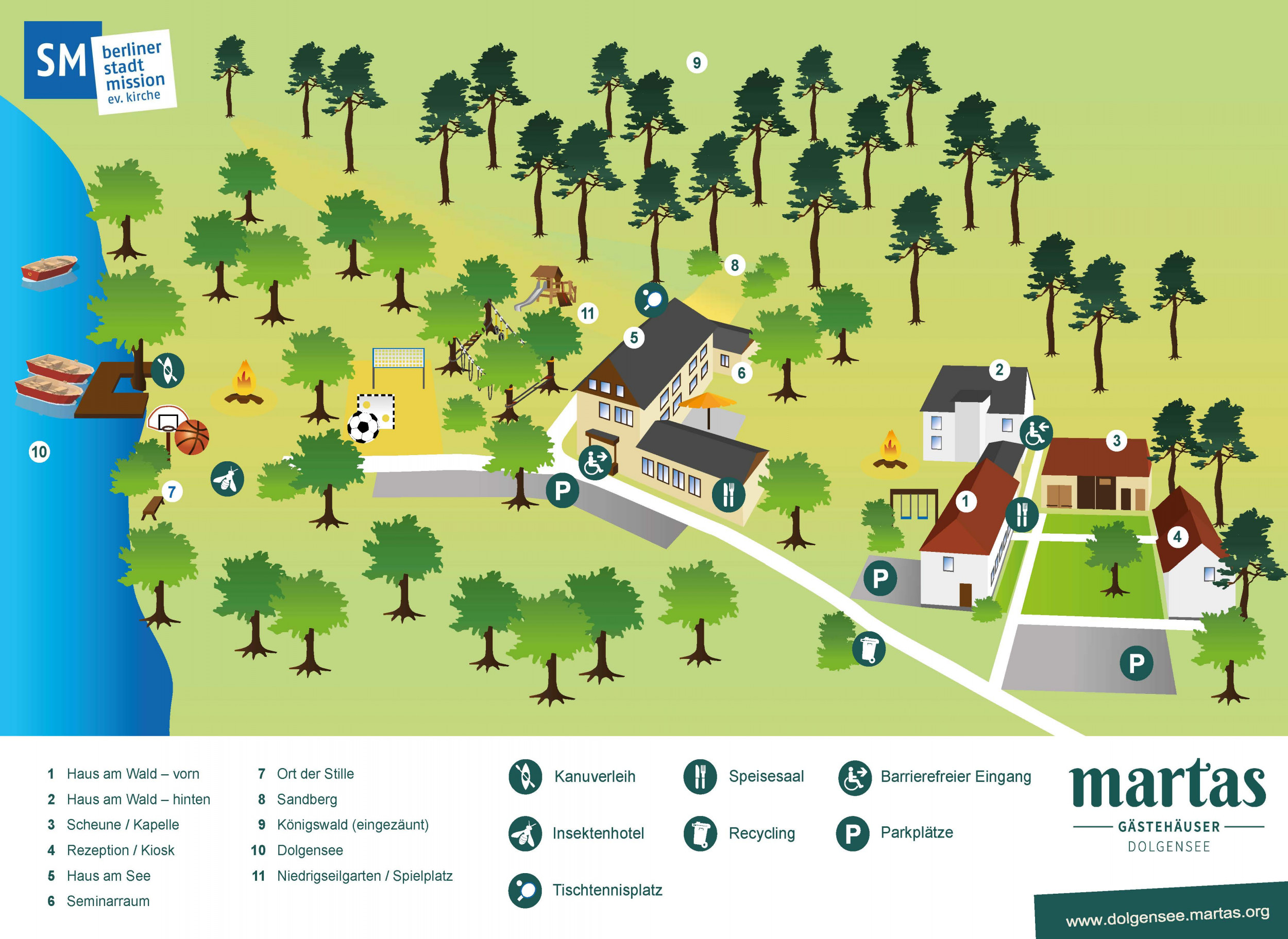 martas Gästehäuser Dolgensee