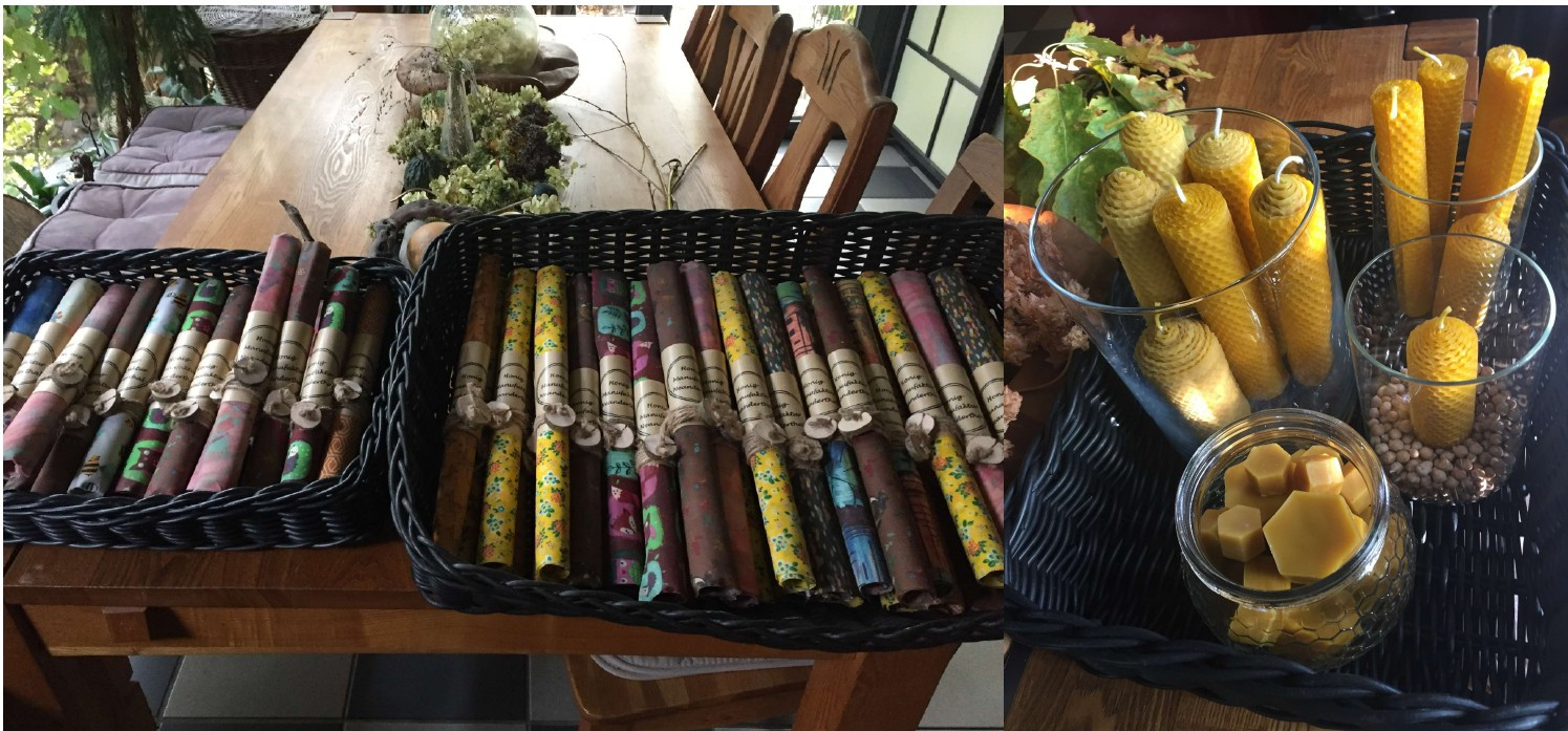 Imker Peters - Herstellung von Bienenwachskerzen &-tüchern